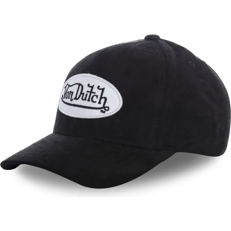 cappelli-curva-nero-cinghia-regolabile-di-von-dutch