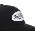 cappellino-curvo-nero-regolabile-suede7-di-von-dutch