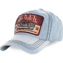 verstellbare-hellblaue-curved-cap-im-denim-look-terry02-von-von-dutch