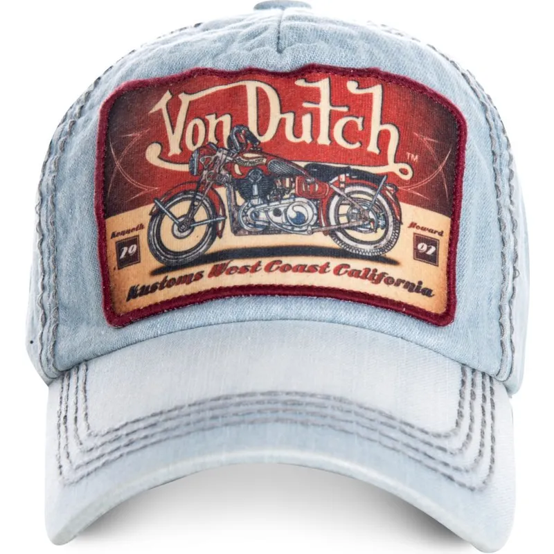 cappelli-curva-blu-cinghia-regolabile-di-von-dutch