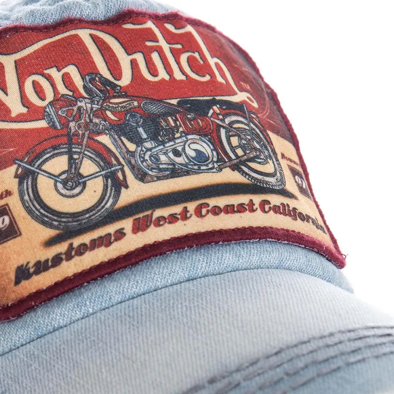 cappelli-curva-blu-cinghia-regolabile-di-von-dutch