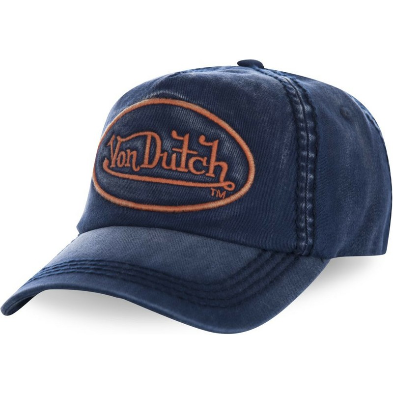 von-dutch-curved-brim-tim03-adjustable-cap-marineblau