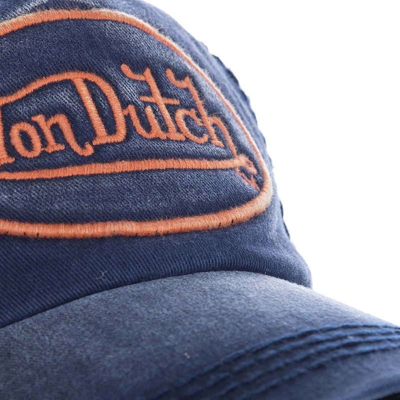 von-dutch-curved-brim-tim03-adjustable-cap-marineblau