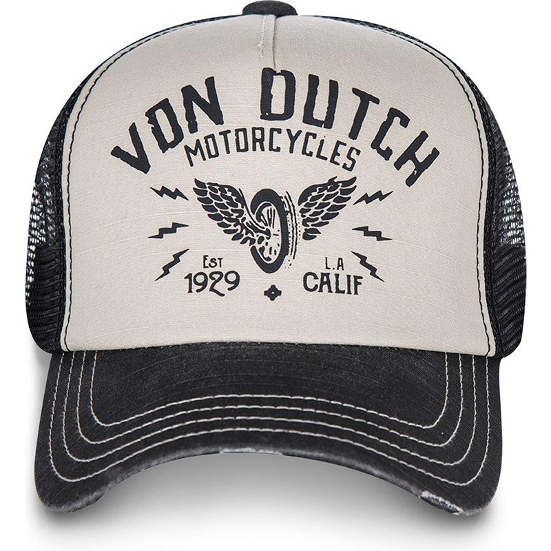 von-dutch-curved-brim-crew2-adjustable-cap-weiss-und-schwarz