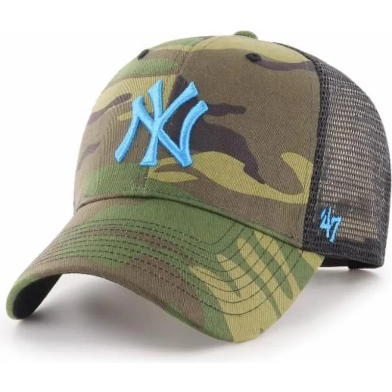 cappelli-curva-mimetizzazione-snapback-dei-new-york-yankees-mlb-di-47-brand