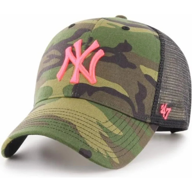 cappelli-curva-mimetizzazione-snapback-rosa-dei-new-york-yankees-mlb-di-47-brand