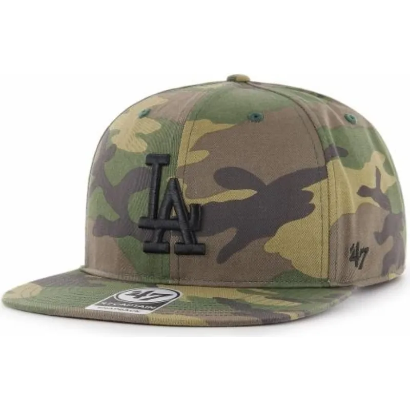 cappelli-piatta-mimetizzazione-snapback-negro-dei-los-angeles-dodgers-mlb-di-47-brand cappelli-piatta-mimetizzazione-snapback-negro-dei-los-angeles-dodgers-mlb-di-47-brand