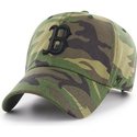 47-brand-curved-brim-schwarzes-logo-boston-red-sox-mlb-clean-up-unwashed-cap-camo