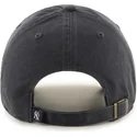 cappellino-curvo-grigio-scuro-con-logo-grigio-scuro-dei-new-york-yankees-mlb-clean-up-di-47-brand