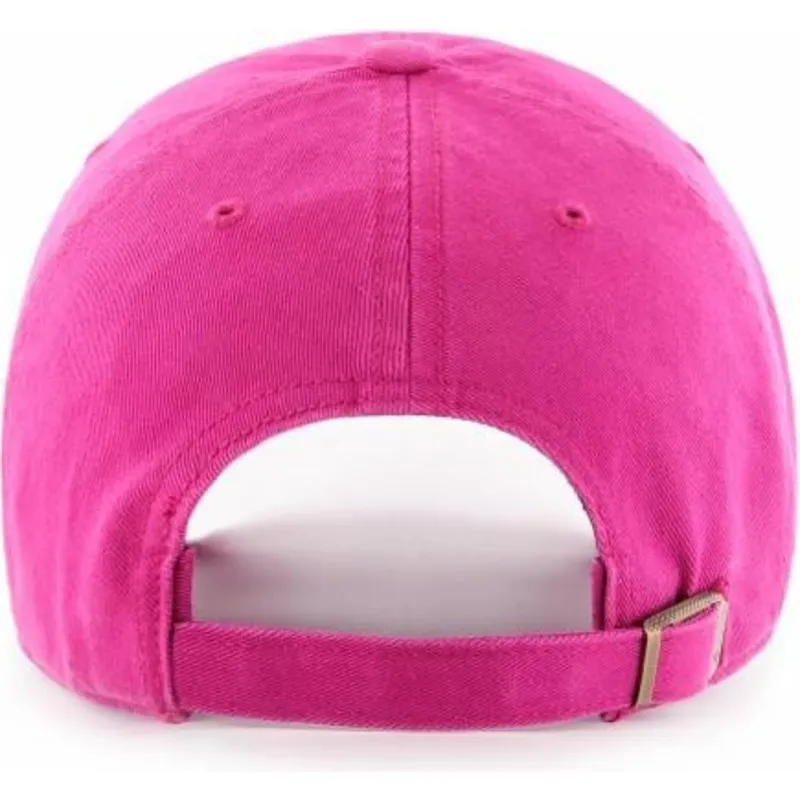 cappelli-curva-rosa-cinghia-regolabile-orquidea-dei-new-york-yankees-mlb-di-47-brand