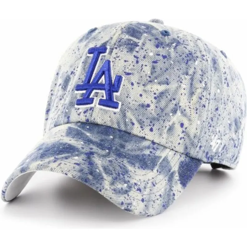 cappelli-curva-blu-cinghia-regolabile-dei-los-angeles-dodgers-mlb-di-47-brand