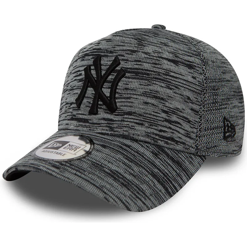 cappelli-curva-grigio-snapback-a-frame-jaspeado-dei-new-york-yankees-mlb-di-new-era