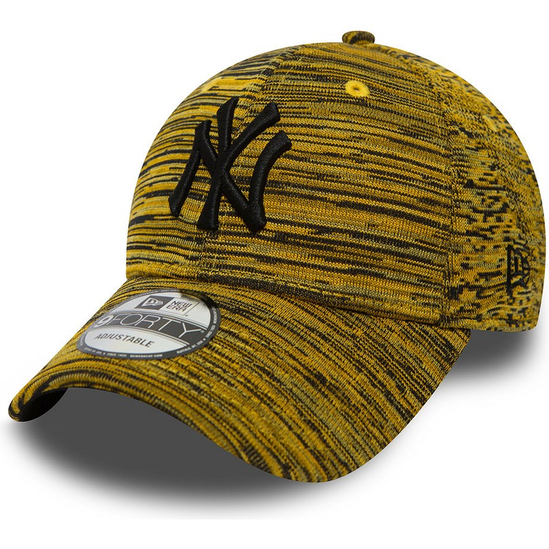 new-era-curved-brim-schwarzes-logo-9forty-engineerot-fit-new-york-yankees-mlb-adjustable-cap-gelb