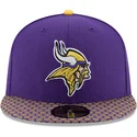 cappellino-piatto-viola-aderente-59fifty-sideline-dei-minnesota-vikings-nfl-di-new-era