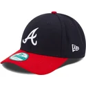 wyginieta-czapka-ciemnoniebieska-i-czerwona-z-regulacja-9forty-the-league-atlanta-braves-mlb-new-era