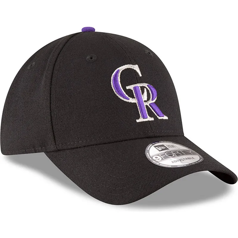 schwarze-verstellbare-gebogene-kappe-9forty-the-league-der-colorado-rockies-mlb-von-new-era