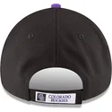 cappellino-curvo-nero-regolabile-9forty-the-league-dei-colorado-rockies-mlb-di-new-era