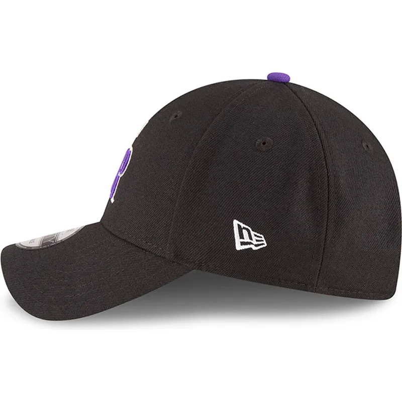 cappellino-curvo-nero-regolabile-9forty-the-league-di-colorado-rockies-mlb-di-new-era