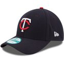 cappelli-curva-blu-marino-cinghia-regolabile-9forty-the-league-dei-minnesota-twins-mlb-di-new-era