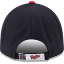 cappelli-curva-blu-marino-cinghia-regolabile-9forty-the-league-dei-minnesota-twins-mlb-di-new-era
