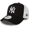 svart-clean-a-frame-2-truckerkeps-new-york-yankees-mlb-fran-new-era
