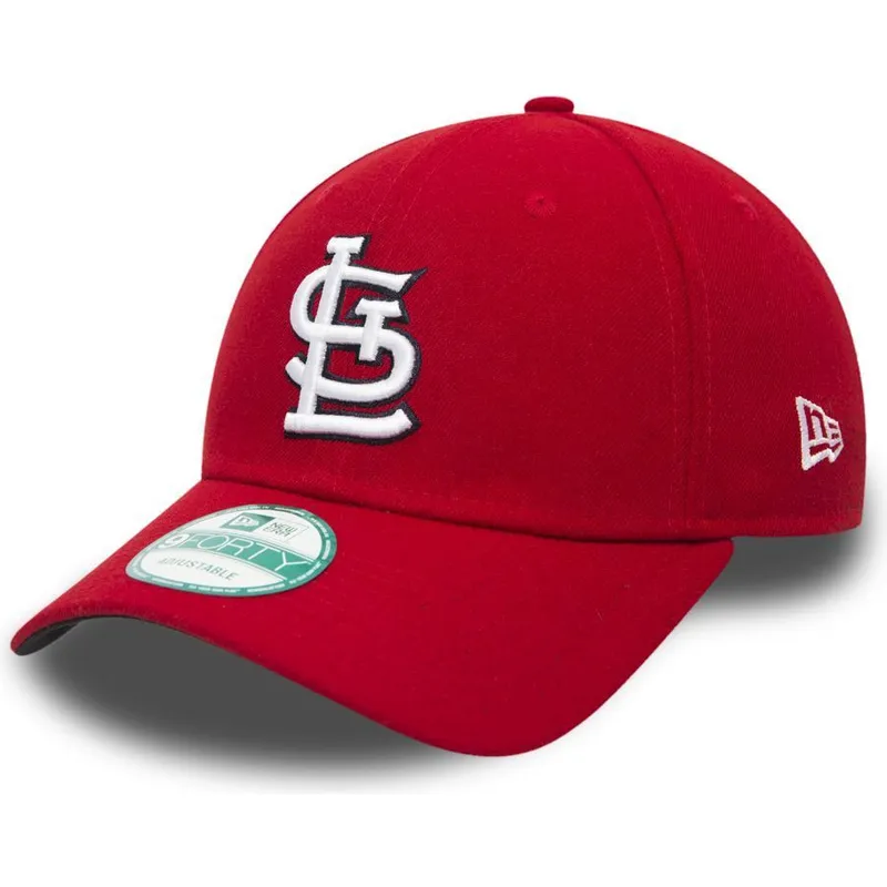 cappelli-curva-rosso-cinghia-regolabile-9forty-the-league-dei-st-louis-cardinals-mlb-di-new-era