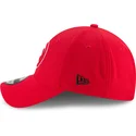 cappelli-curva-rosso-cinghia-regolabile-9forty-the-league-dei-atlanta-hawks-nba-di-new-era
