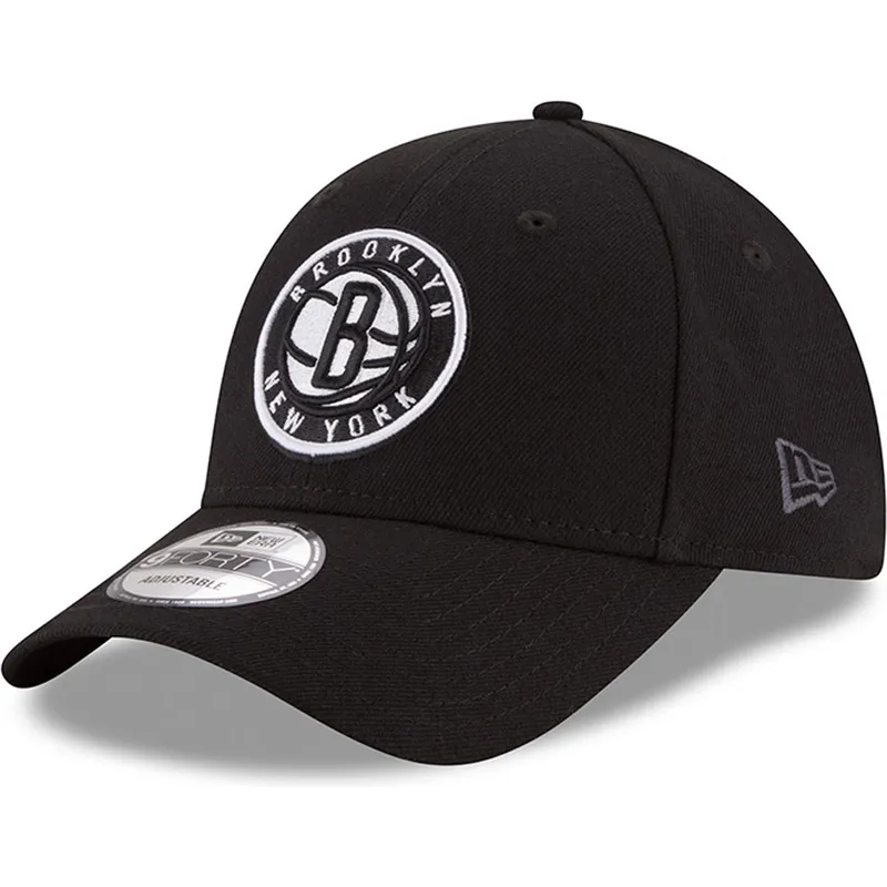 cappelli-curva-nero-cinghia-regolabile-9forty-the-league-dei-brooklyn-nets-nba-di-new-era