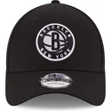 cappelli-curva-nero-cinghia-regolabile-9forty-the-league-dei-brooklyn-nets-nba-di-new-era