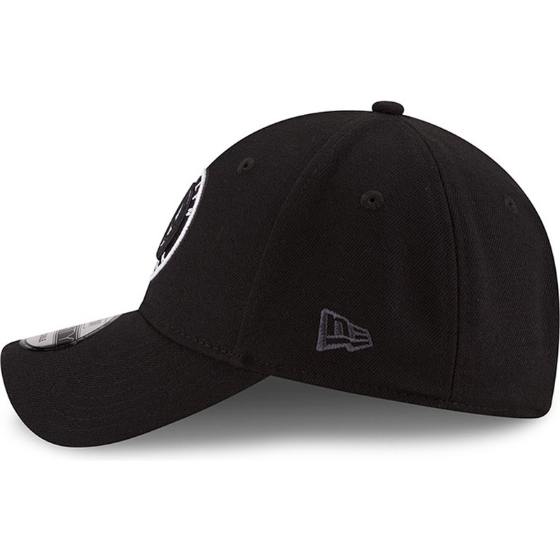 new-era-curved-brim-9forty-the-league-brooklyn-nets-nba-adjustable-cap-schwarz