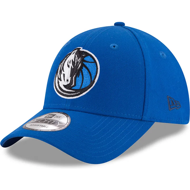 cappelli-curva-blu-cinghia-regolabile-9forty-the-league-dei-dallas-mavericks-nba-di-new-era