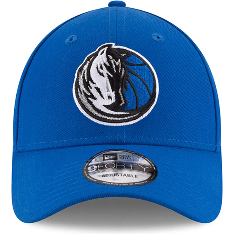cappelli-curva-blu-cinghia-regolabile-9forty-the-league-dei-dallas-mavericks-nba-di-new-era
