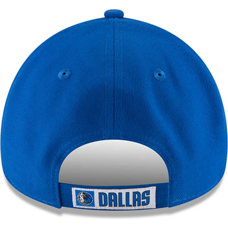 cappelli-curva-blu-cinghia-regolabile-9forty-the-league-dei-dallas-mavericks-nba-di-new-era
