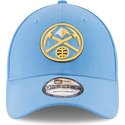 new-era-curved-brim-9forty-the-league-denver-nuggets-nba-helladjustable-cap-blau