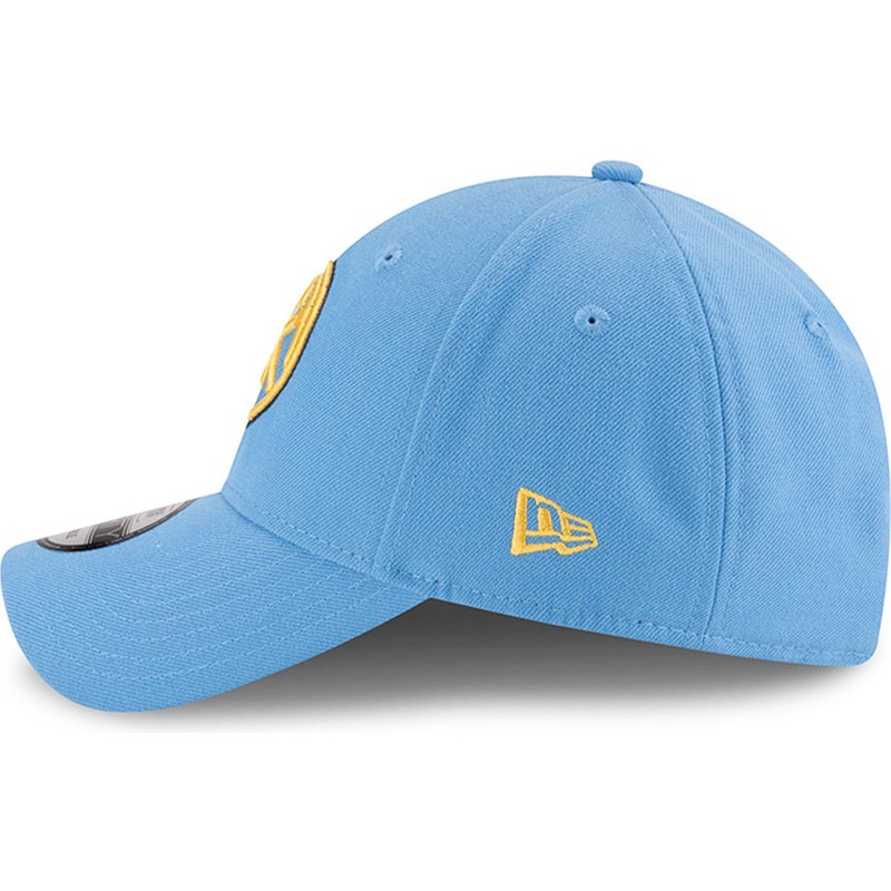 new-era-curved-brim-9forty-the-league-denver-nuggets-nba-helladjustable-cap-blau