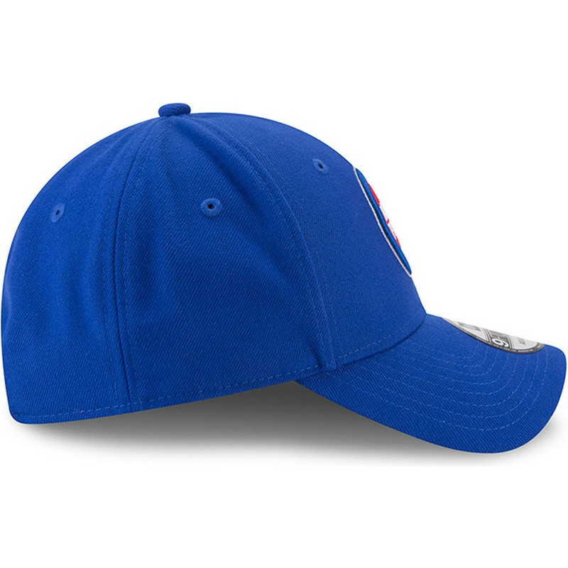new-era-curved-brim-9forty-the-league-detroit-pistons-nba-adjustable-cap-blau