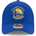 cappellino-curvo-blu-regolabile-9forty-the-league-dei-golden-state-warriors-nba-di-new-era