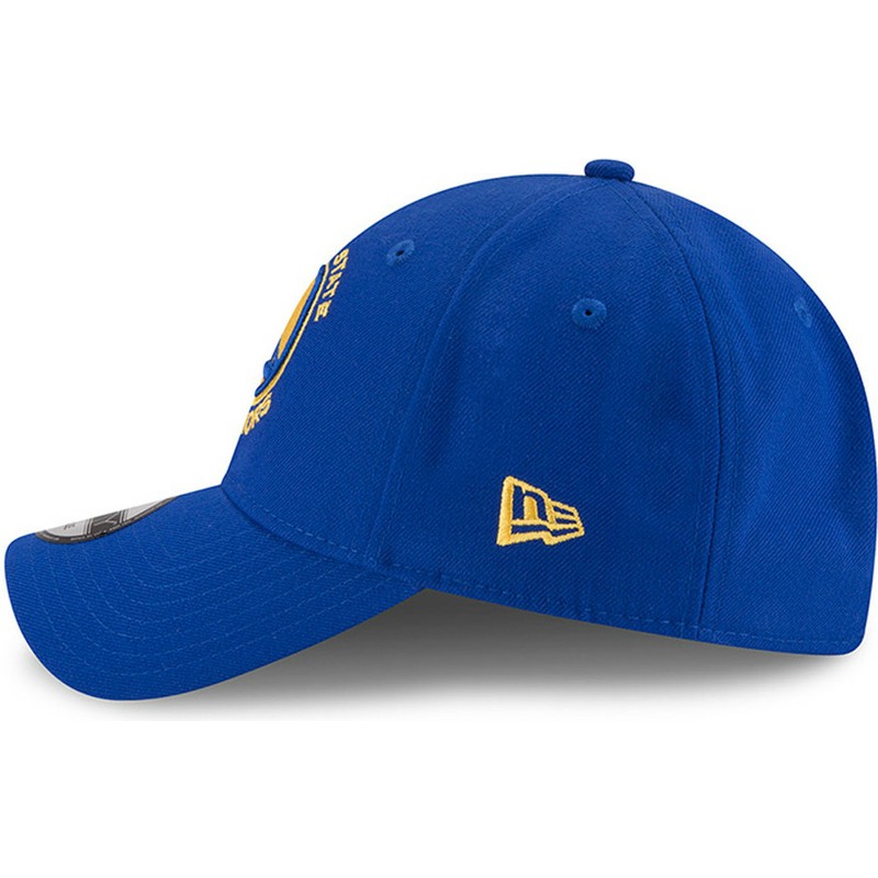 new-era-curved-brim-9forty-the-league-golden-state-warriors-nba-adjustable-cap-blau