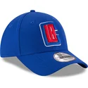 mutzen-gebogen-blau-verstellbares-band-9forty-the-league-der-los-angeles-clippers-nba-von-new-era