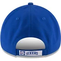 casquette-courbee-bleue-ajustable-9forty-the-league-philadelphia-76ers-nba-new-era