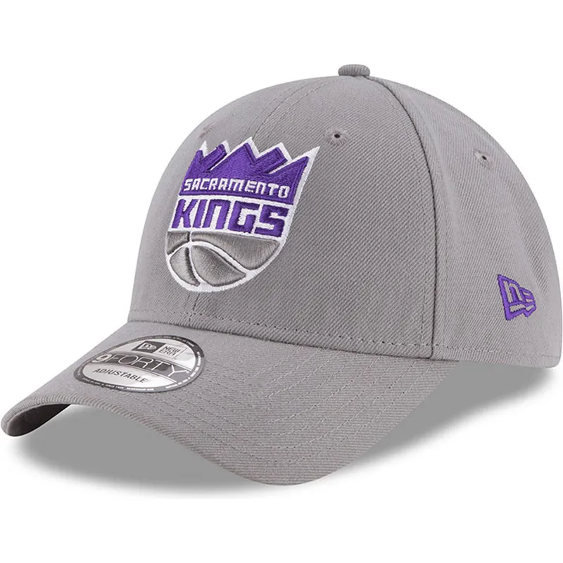 cappelli-curva-grigio-cinghia-regolabile-9forty-the-league-dei-sacramento-kings-nba-di-new-era