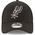 new-era-curved-brim-9forty-the-league-san-antonio-spurs-nba-adjustable-cap-schwarz