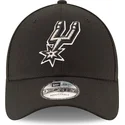 schwarze-verstellbare-curved-cap-9forty-the-league-der-san-antonio-spurs-nba-von-new-era