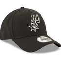 gorra-curva-negra-ajustable-9forty-the-league-de-san-antonio-spurs-nba-de-new-era