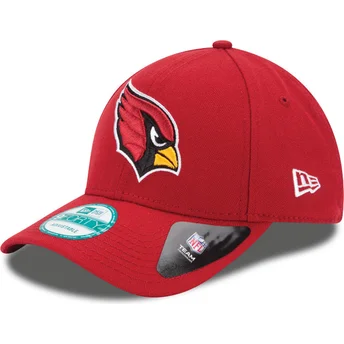 Cappellino curvo rosso regolabile 9FORTY The League di Arizona Cardinals NFL di New Era