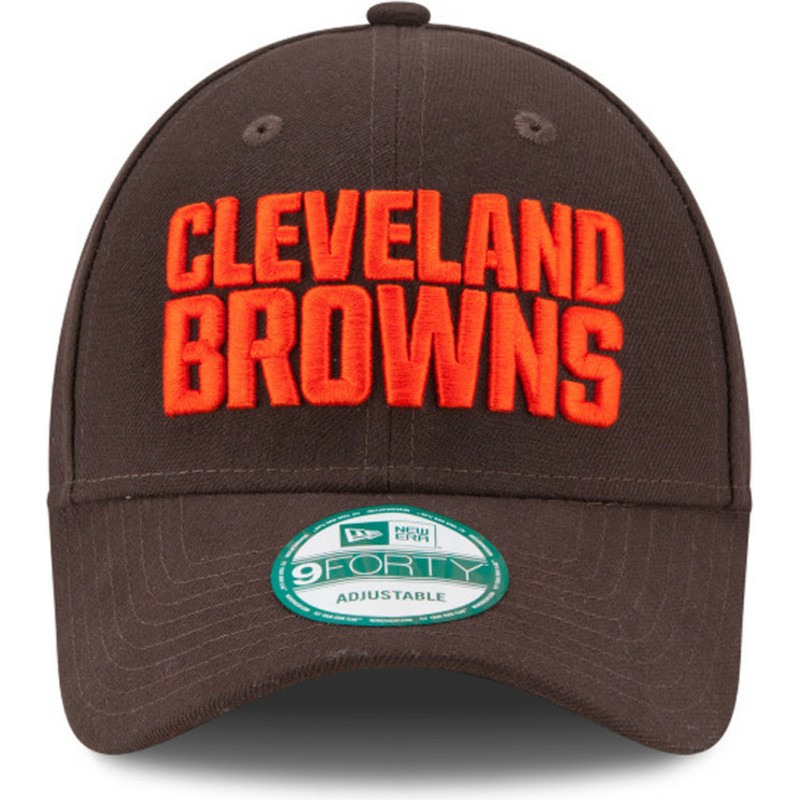 new-era-curved-brim-9forty-the-league-cleveland-browns-nfl-adjustable-cap-braun
