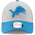cappelli-curva-grigio-cinghia-regolabile-9forty-the-league-dei-detroit-lions-nfl-di-new-era