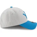 cappellino-curvo-grigio-e-blu-regolabile-9forty-the-league-dei-detroit-lions-nfl-di-new-era