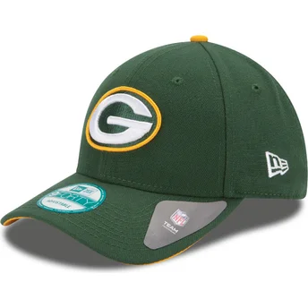 Wyginięta czapka zielona z regulacją 9FORTY The League Green Bay Packers NFL New Era