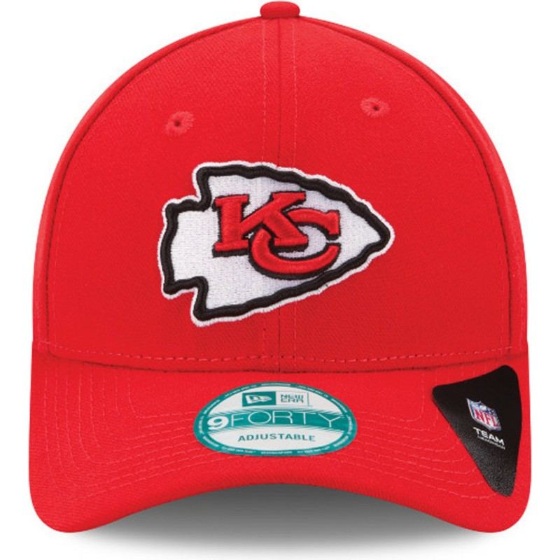 new-era-curved-brim-9forty-the-league-kansas-city-chiefs-nfl-adjustable-cap-rot